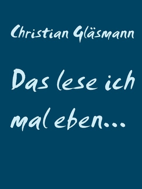 Das lese ich mal eben... main product photo
