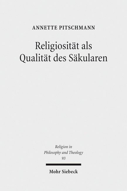 Religiosität als Qualität des Säkularen main product photo