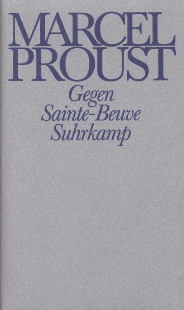 Gegen Sainte-Beuve main product photo