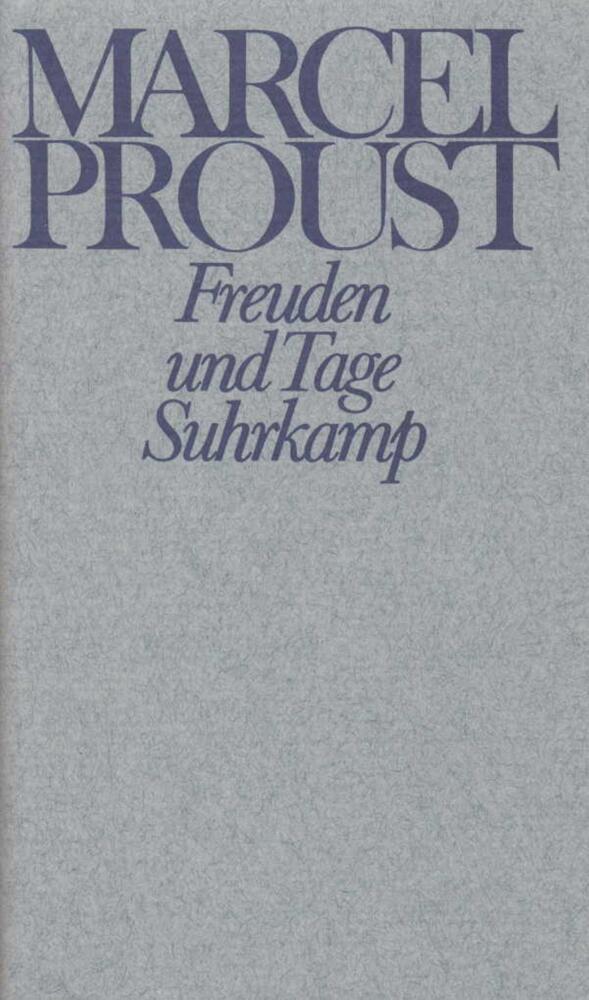 Freuden und Tage und andere Erzählungen und Skizzen aus den Jahren 1892-1896 main product photo