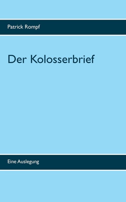 Der Kolosserbrief main product photo