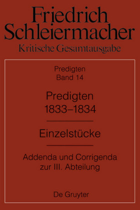 Predigten 1833-1834
