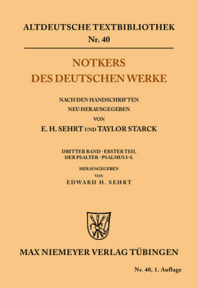 Notkers des Deutschen Werke