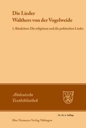 Die Lieder Walthers von der Vogelweide