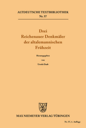Drei Reichenauer Denkmäler der altalemannischen Frühzeit
