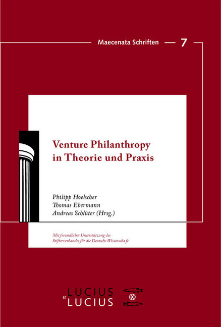 Venture Philanthropy in Theorie und Praxis main product photo