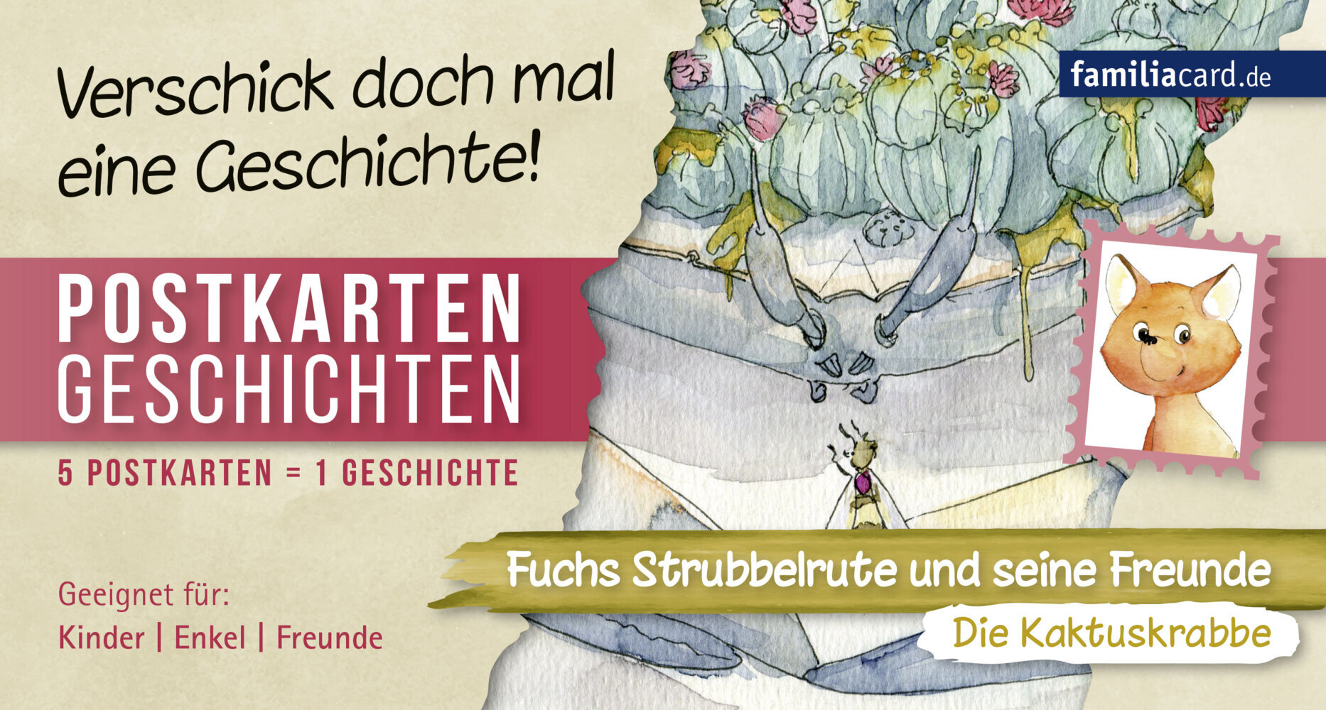 Fuchs Strubbelrute und seine Freunde - Die Kaktuskrabbe main product photo
