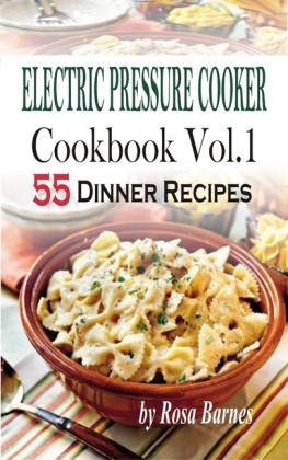 Electric Pressure Cooker Cookbook
