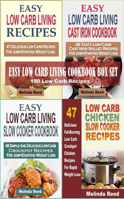 Easy Low Carb Living Cookbook Box Set main product photo