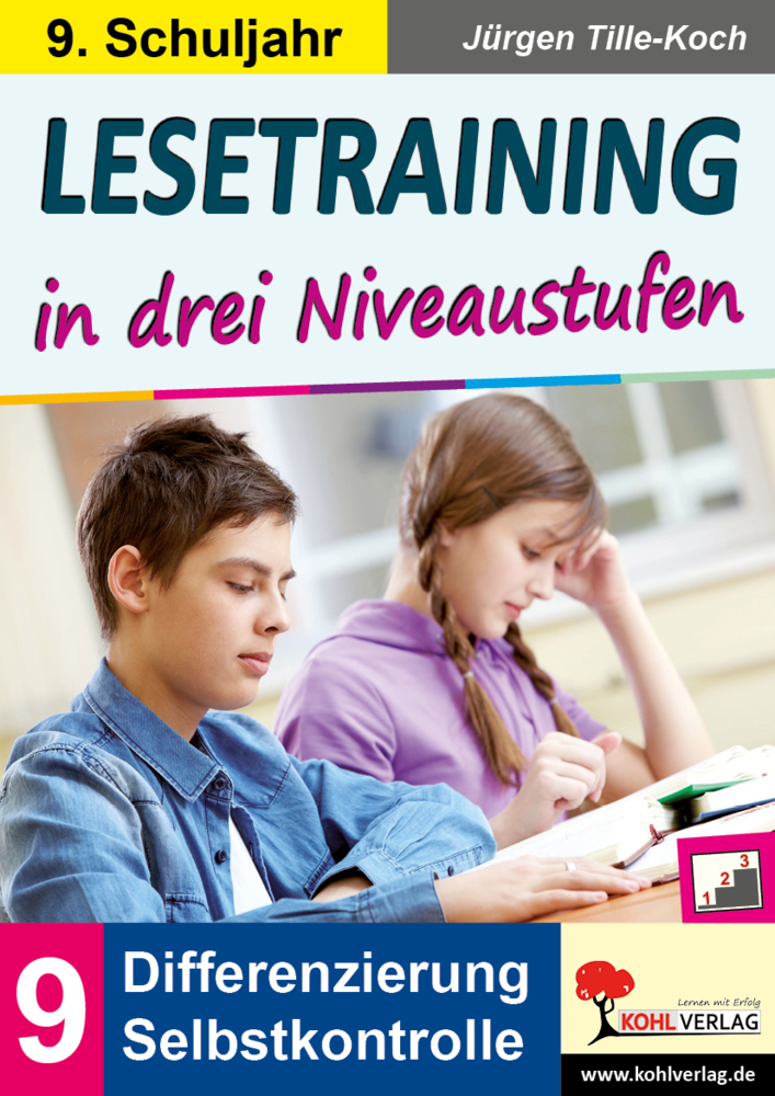 Lesetraining in drei Niveaustufen / Klasse 9 main product photo