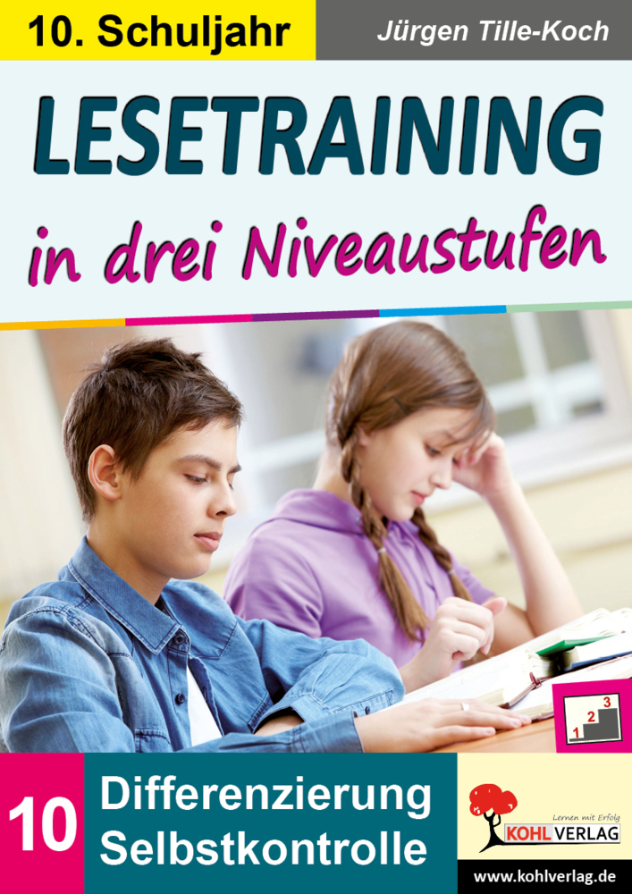 Lesetraining in drei Niveaustufen / Klasse 10 main product photo