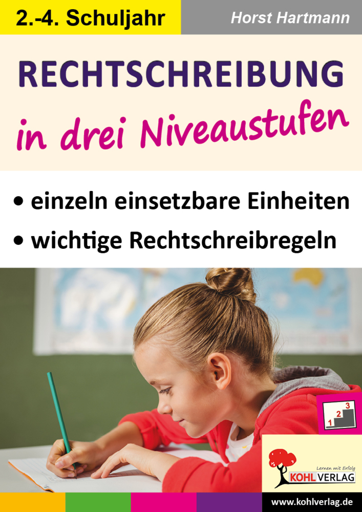 Rechtschreibung in drei Niveaustufen / Klasse 2-4 main product photo