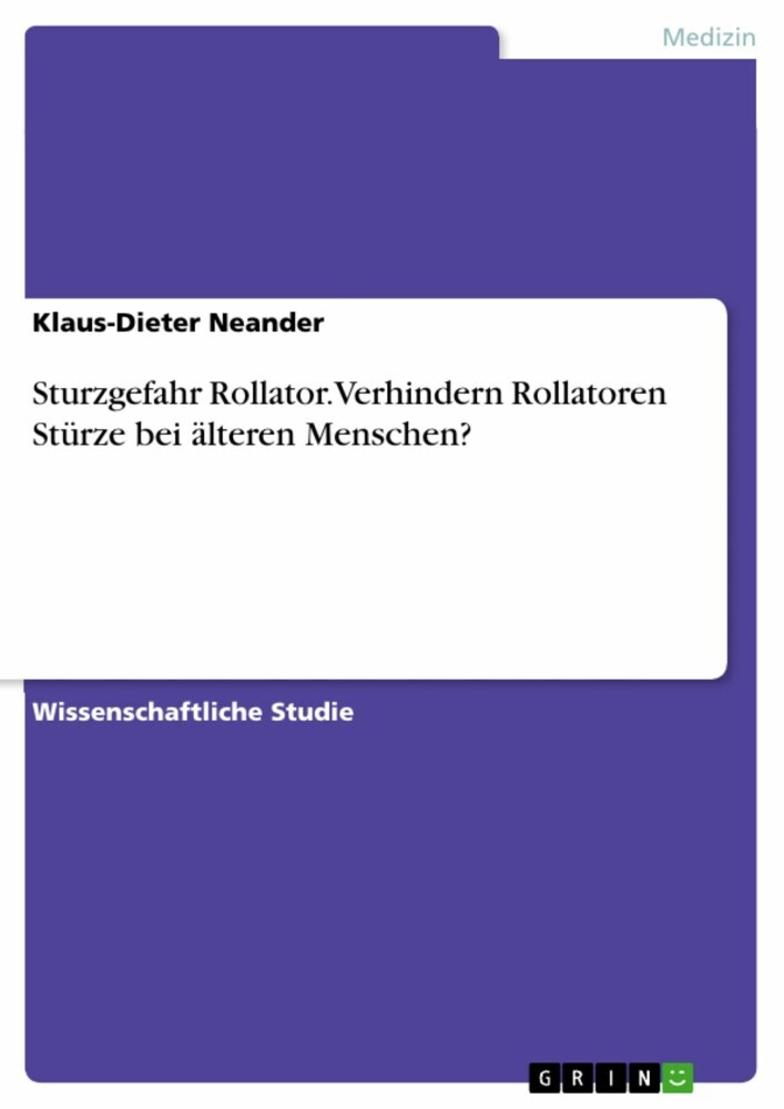 Sturzgefahr Rollator. Verhindern Rollatoren Stürze bei älteren Menschen? main product photo