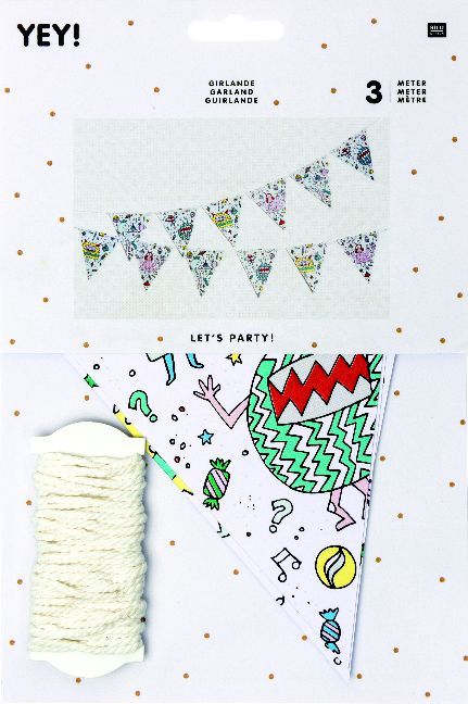 Wimpel Girlande, Monster Party main product photo