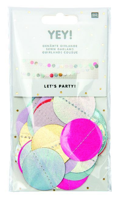 YEY! Genähte Girlande, Kreise main product photo