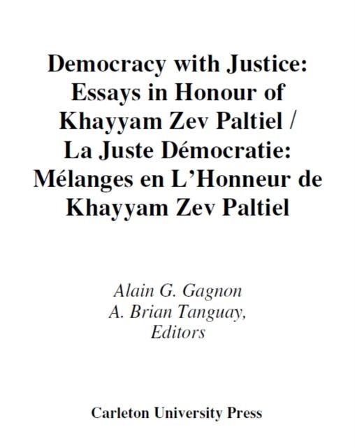 Democracy with Justice/La juste democratie main product photo
