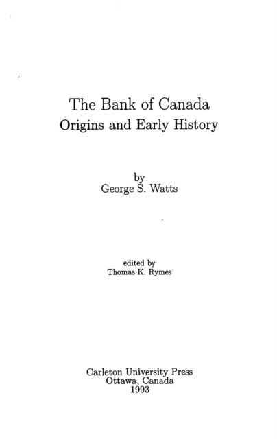 Bank of Canada/La Banque du Canada main product photo