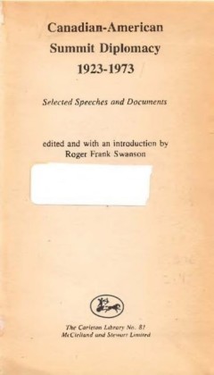Canadian-American Summit Diplomacy, 1923-1973