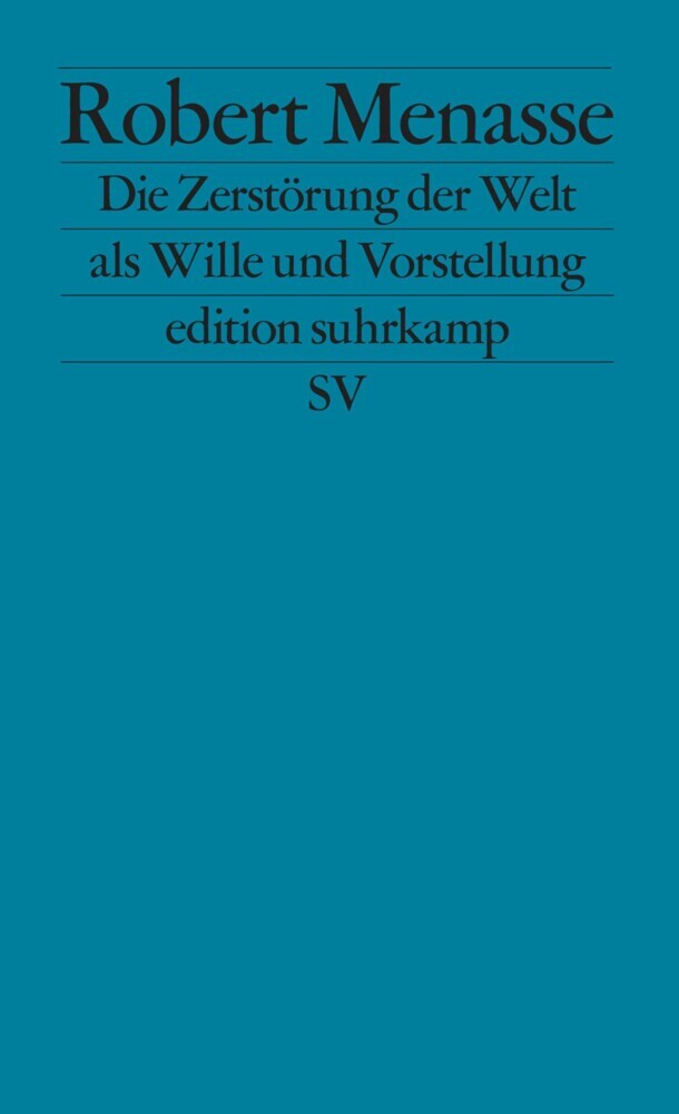 Die Zerstörung der Welt als Wille und Vorstellung main product photo