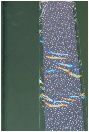 Tiny Notes On Navy Tie - Tie Studio