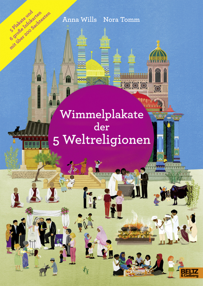 Wimmelplakate der 5 Weltreligionen main product photo