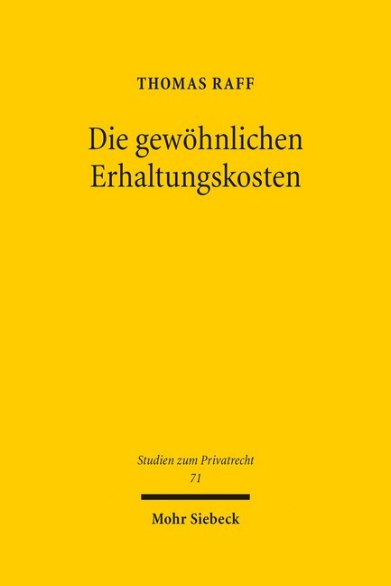 Die gewöhnlichen Erhaltungskosten main product photo