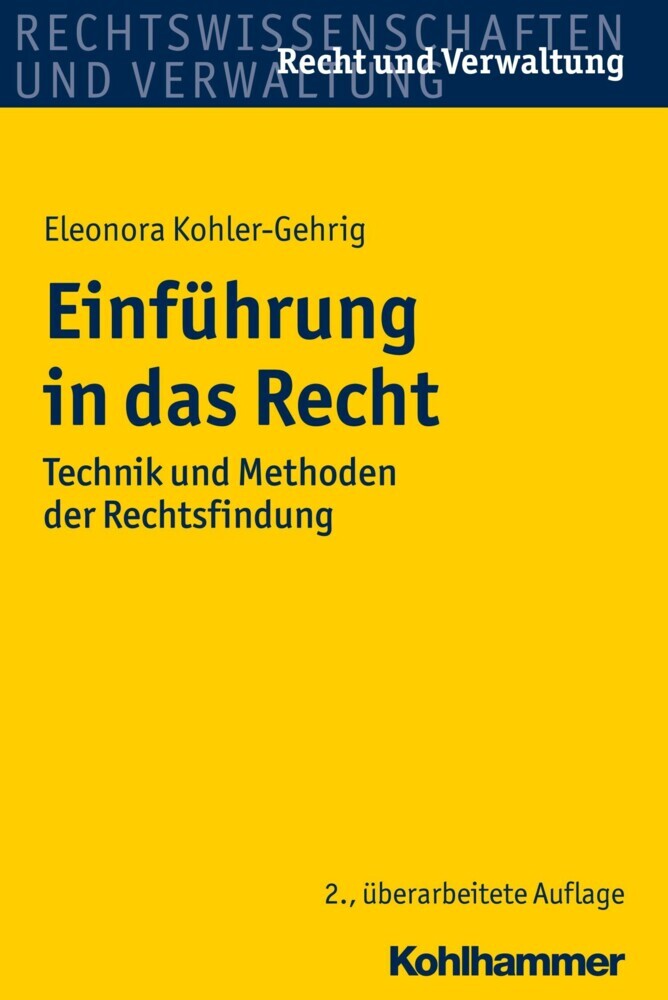 Einführung in das Recht main product photo
