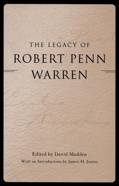 Legacy of Robert Penn Warren main product photo