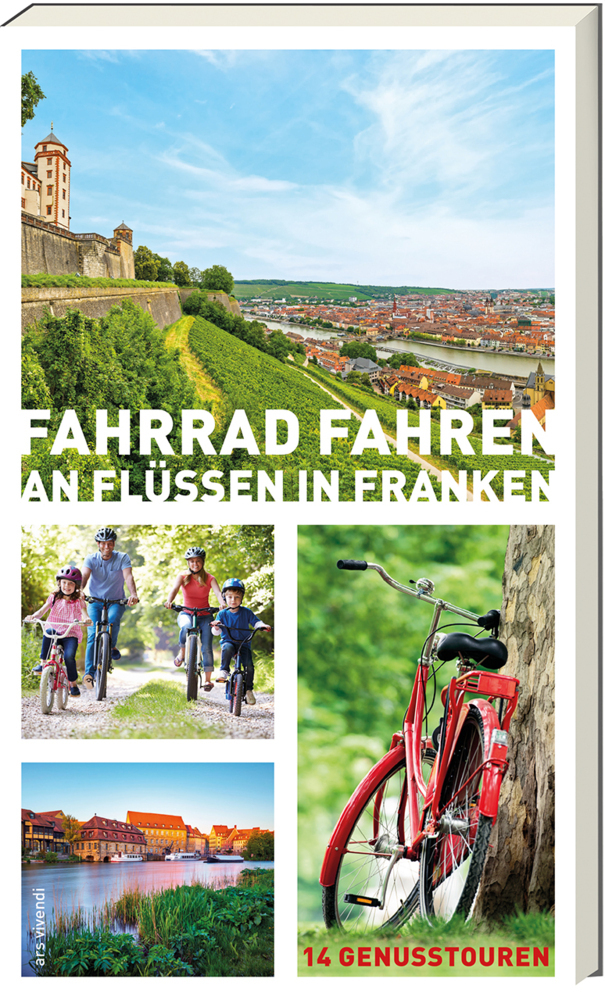 Fahrrad fahren an Flüssen in Franken main product photo