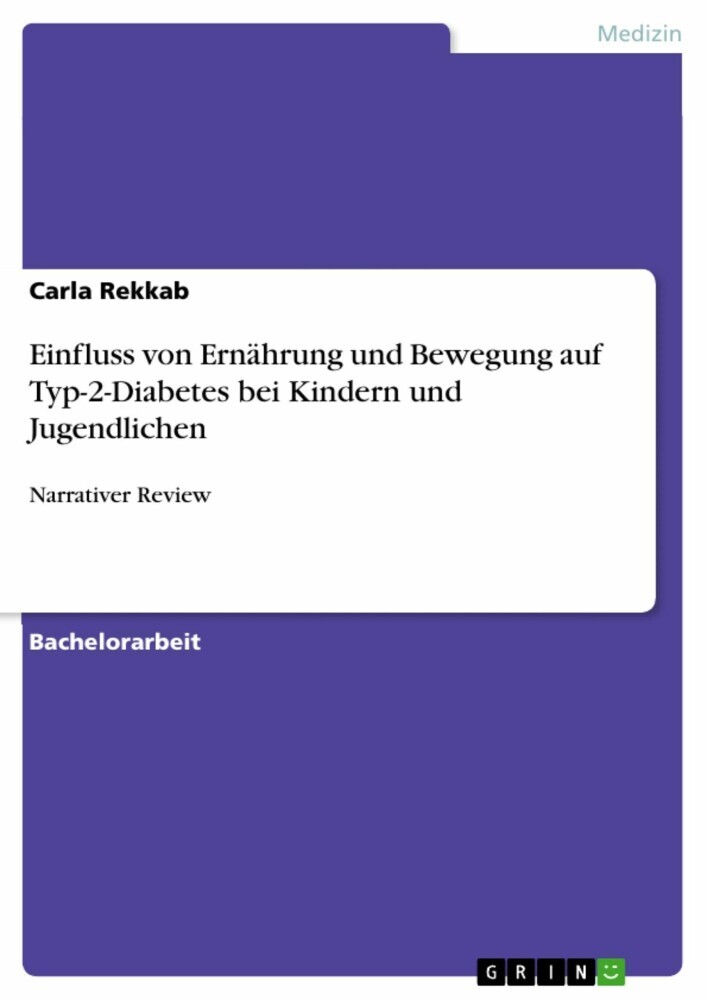 Einfluss von Ernährung und Bewegung auf Typ-2-Diabetes bei Kindern und Jugendlichen main product photo