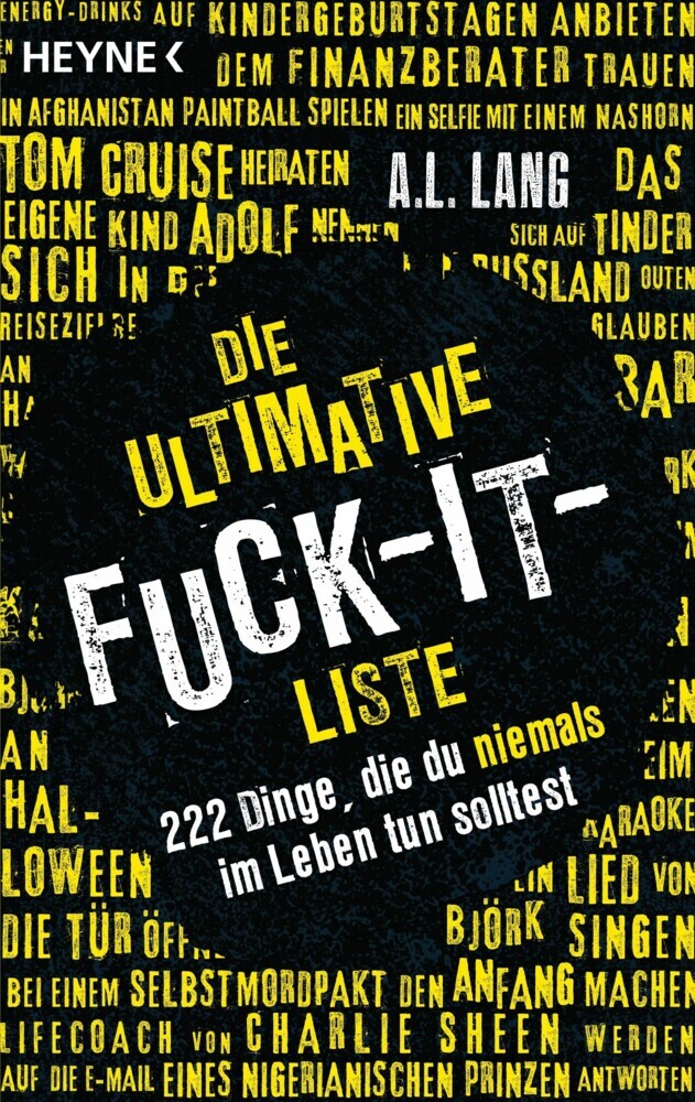 Die ultimative Fuck-it-Liste main product photo