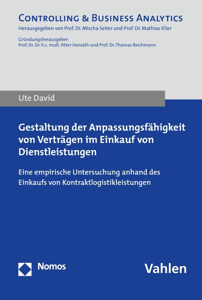 Gestaltung der Anpassungsfähigkeit von Verträgen im Einkauf von Dienstleistungen main product photo