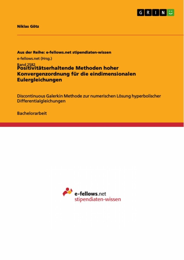 Positivitätserhaltende Methoden hoher Konvergenzordnung für die eindimensionalen Eulergleichungen main product photo
