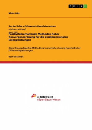 Positivitätserhaltende Methoden hoher Konvergenzordnung für die eindimensionalen Eulergleichungen