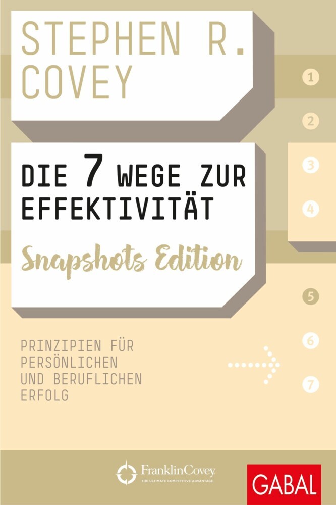 Die 7 Wege zur Effektivität Snapshots Edition main product photo