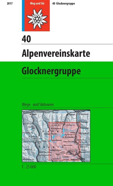 Alpenvereinskarte Glocknergruppe main product photo