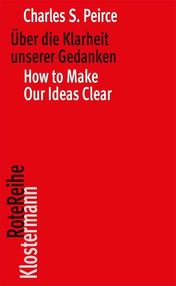 Über die Klarheit unserer Gedanken / How to Make Our Ideas Clear main product photo