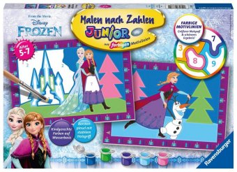 Ravensburger Malen nach Zahlen 27771 - Eiskönigin - Kinder 5-7 Jahren
