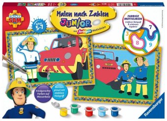 Ravensburger Malen nach Zahlen 27772 - Feuerwehrmann Sam - Kinder 5-7 Jahren