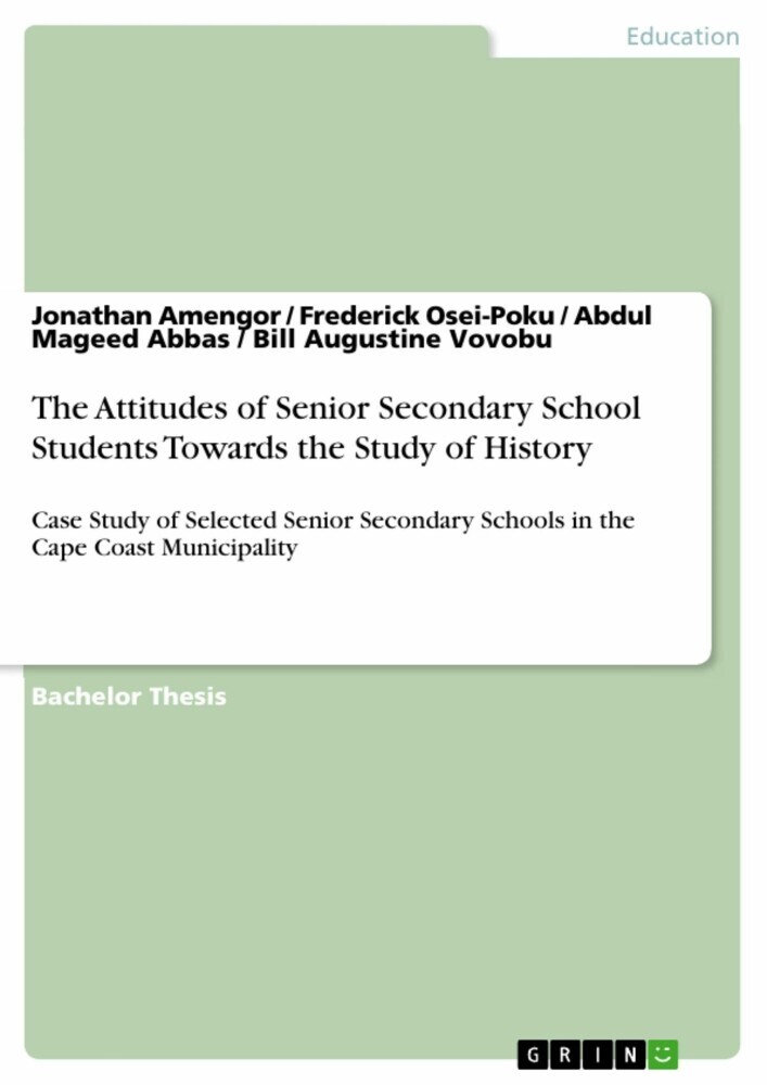 The Attitudes of Senior Secondary School Students Towards the Study of History main product photo