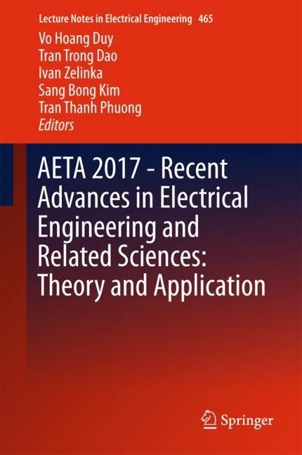 AETA 2017 - Recent Advances in Electrical Engineering and Related Sciences: Theory and Application main product photo
