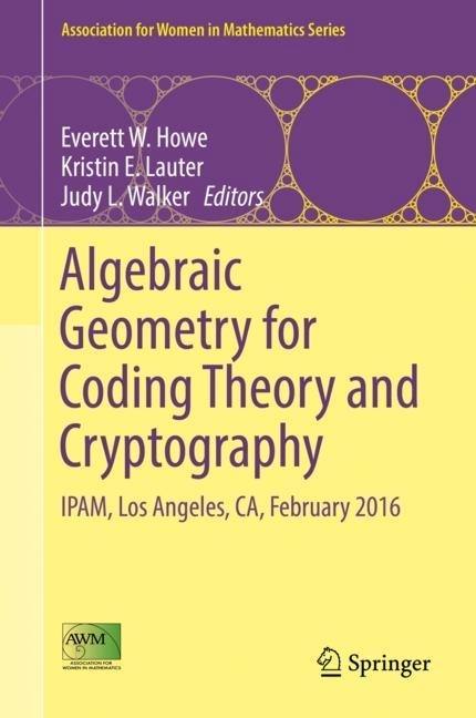 Algebraic Geometry for Coding Theory and Cryptography main product photo