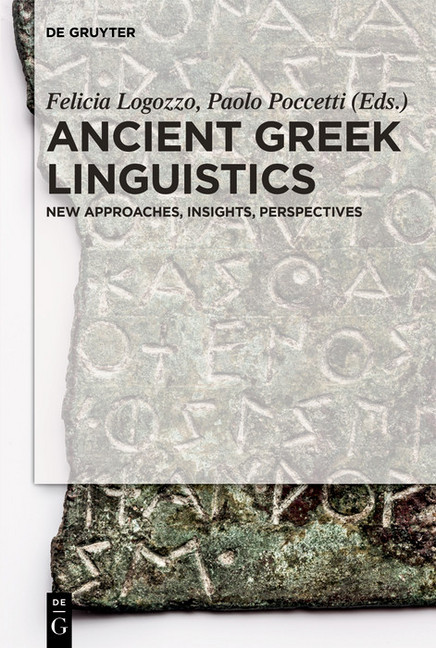 Ancient Greek Linguistics main product photo