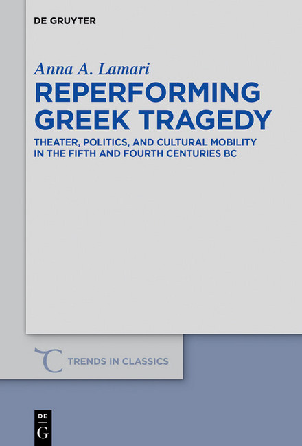 Reperforming Greek Tragedy main product photo