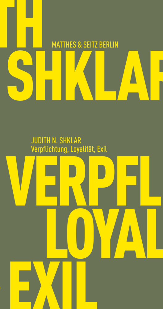 Verpflichtung, Loyalität, Exil main product photo