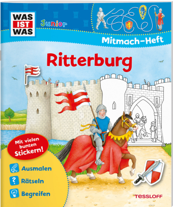 WAS IST WAS Junior Mitmach-Heft Ritterburg
