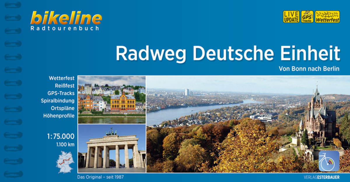 Bikeline Radtourenbuch Radweg Deutsche Einheit main product photo