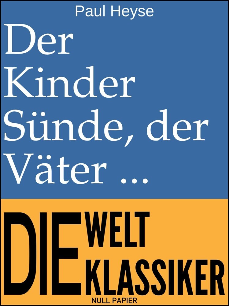 Der Kinder Sünde, der Väter Fluch main product photo