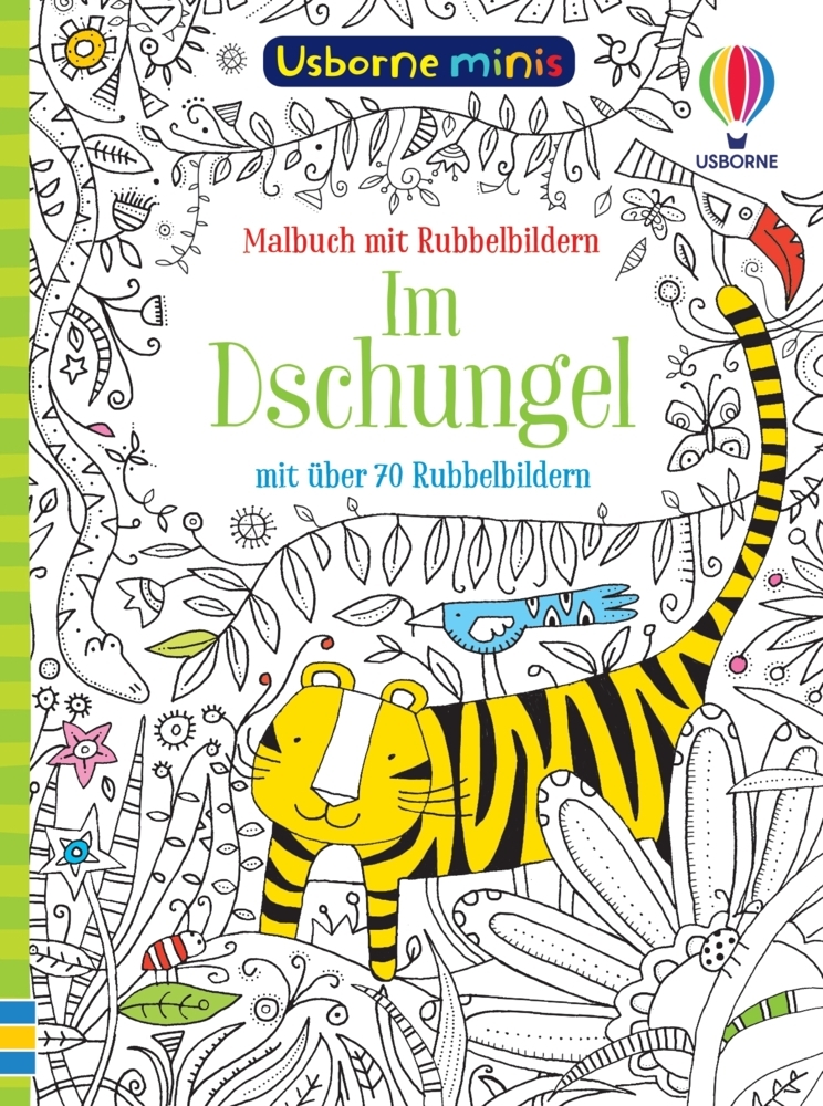 Usborne Minis - Malbuch: Im Dschungel main product photo