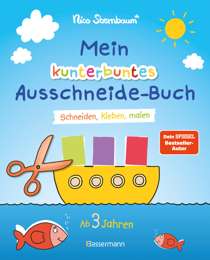 Mein kunterbuntes Ausschneide-Buch. Schneiden, kleben, malen ab 3 Jahren main product photo